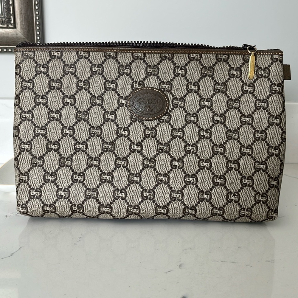 Gucci Plus Large Cosmetic Pouch or Clutch